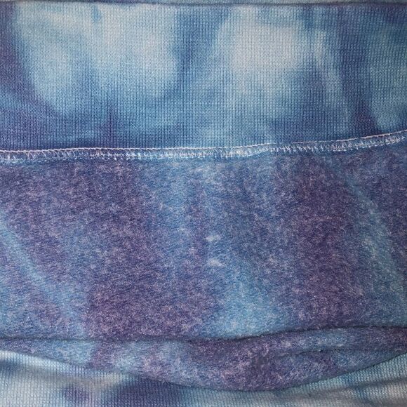 M Custom Tie Dye Blue White Cloud Pullover Sweatshirt Hoodie - Picture 13 of 13